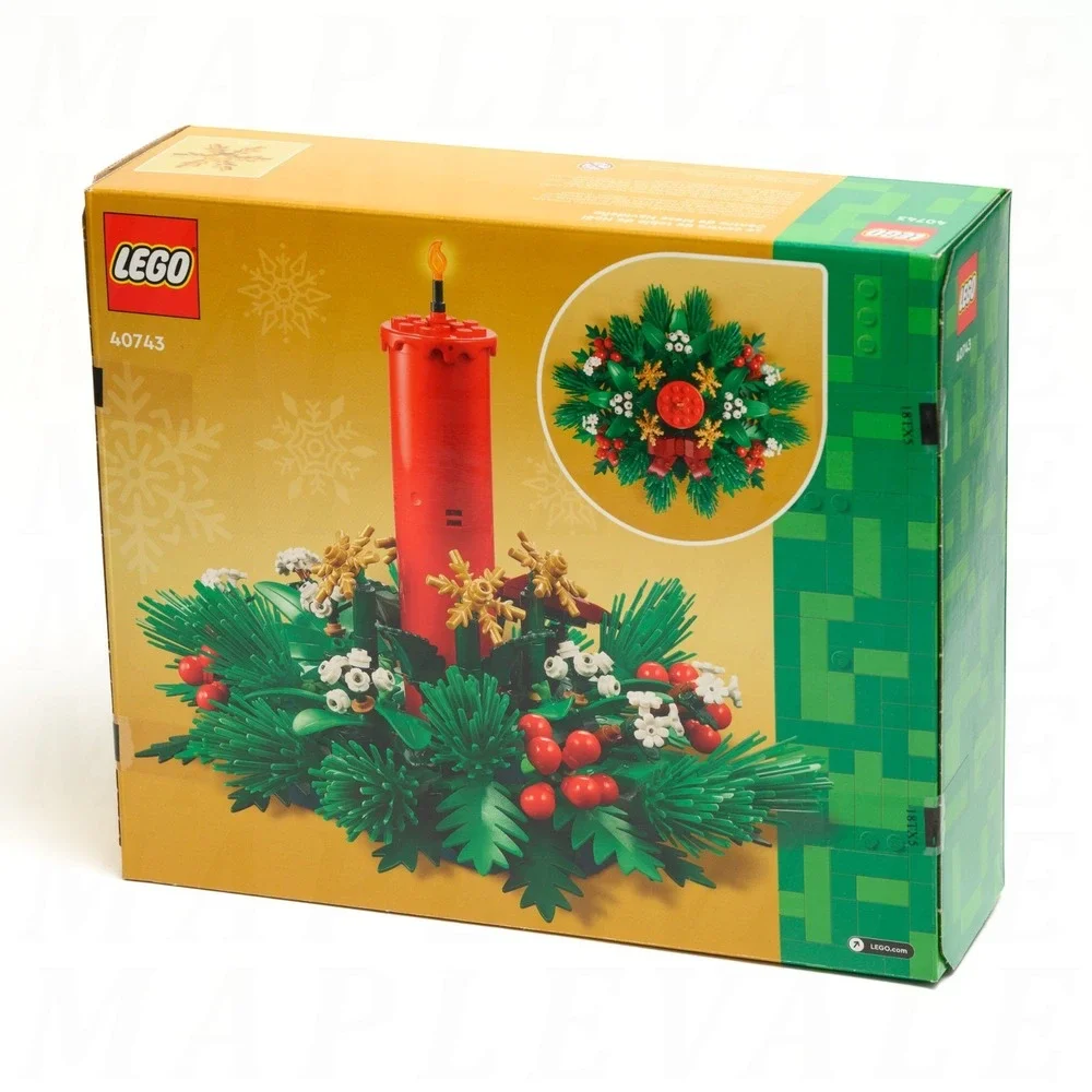 Lego 40743 Christmas Candle Holly Table Decoration Gift 433 pieces - NEW IN BOX
